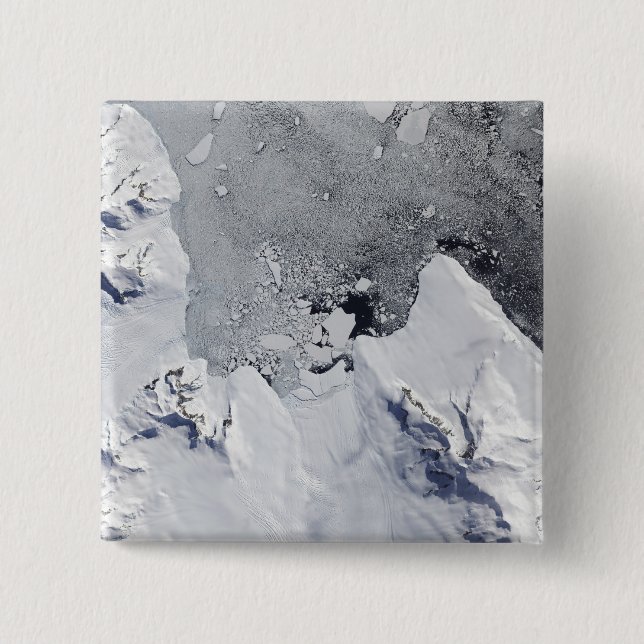 The northern tip of Alexander Island Pinback Button (Front)