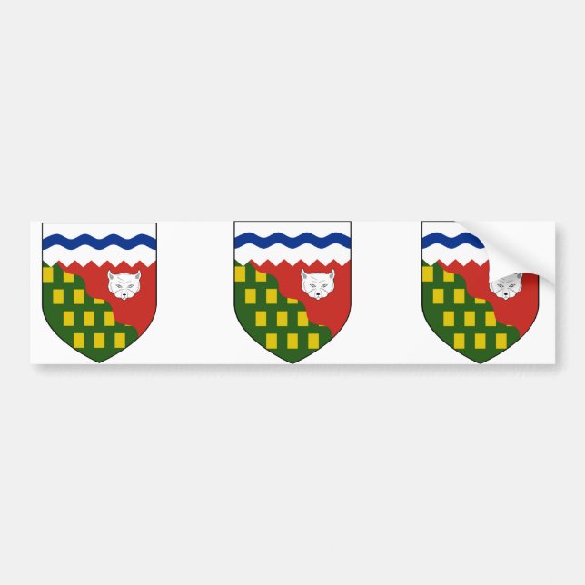 the Northwest Territories, Canada Bumper Sticker (Front)