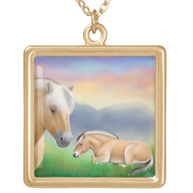 The Norwegian Fjord Horse Necklace (Front)