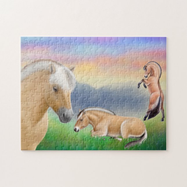 The Norwegian Fjord Horses Puzzle (Horizontal)
