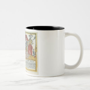 The Nose and the Frost, Russian, late 18th century Two-Tone Coffee Mug