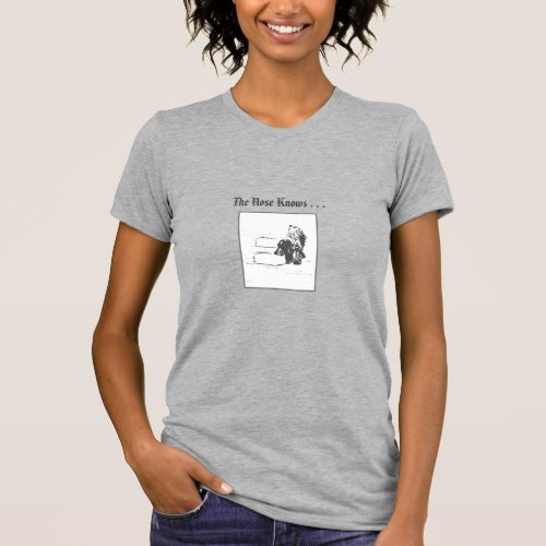 The Nose Knows Cocker Spaniel T_Shirt