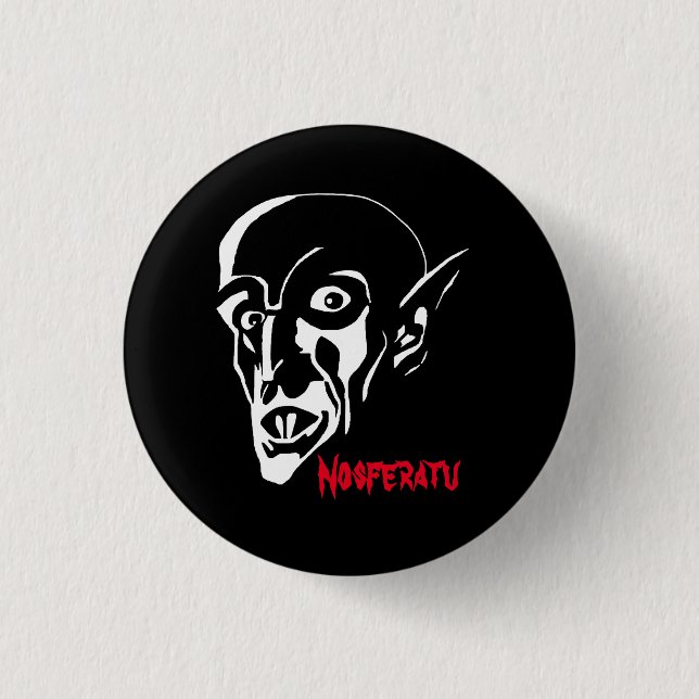The Nosferatu Vampire Pinback Button (Front)
