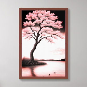 The Nostalgic Sakura ノスタルジックな桜 Framed Art