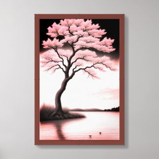 The Nostalgic Sakura ノスタルジックな桜  Framed Art