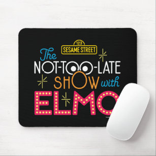 The Not-Too-Late Show with Elmo Mouse Pad