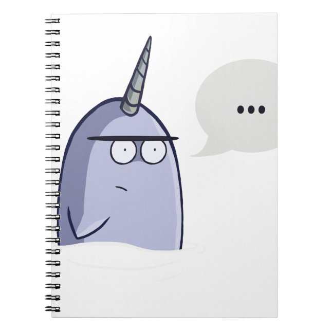 The Nothing Narwhal Notebook (Front)