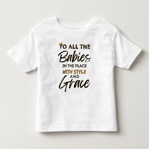 The Notorious One Cute Retro Hip Hop 1st Birthday Toddler T_shirt