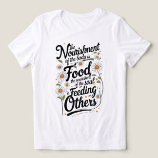 The Nourishment of the Soul – Inspire Kindness Tri-Blend Shirt