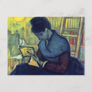 The Novel Reader By Vincent Van Gogh Postcard