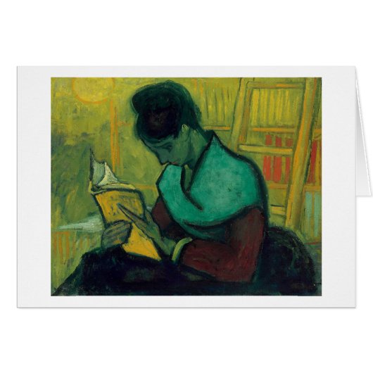 The Novel Reader, Van Gogh Fine Art Cards (Front Horizontal)