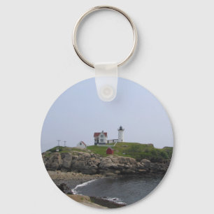 The Nubble Lighthouse Maine Keychain