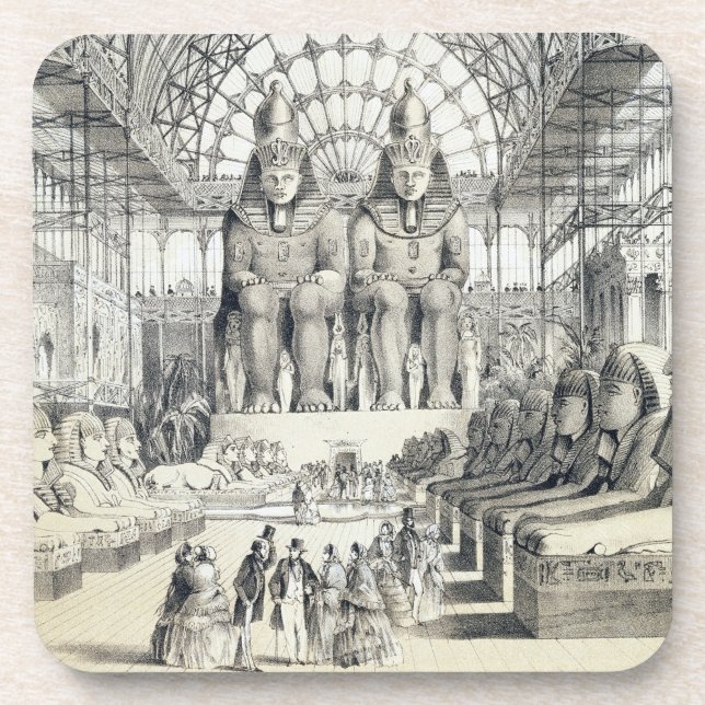 The Nubian Court at The Crystal Palace in Sydenham Beverage Coaster (Front)