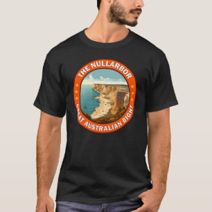 The Nullarbor Great Australian Bight Retro Emblem T-Shirt