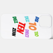 The Number 10  in multiple languages Essential  Case-Mate iPhone Case (Back (Horizontal))