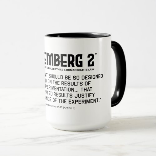 The Nuremberg Code 1947 A 3 Combo Mug