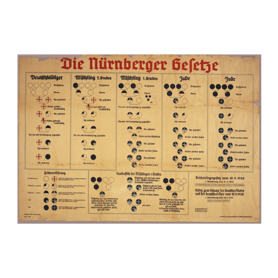 The Nuremberg Laws Chart Canvas Print Zazzle