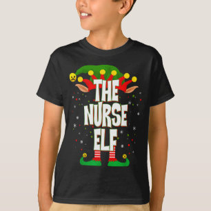 The Nurse Elf Christmas T-Shirt
