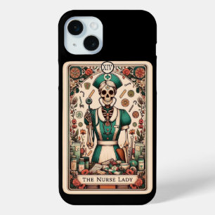 The Nurse Tarot Card   Mystic Healthcare Art iPhone 15 Plus Case