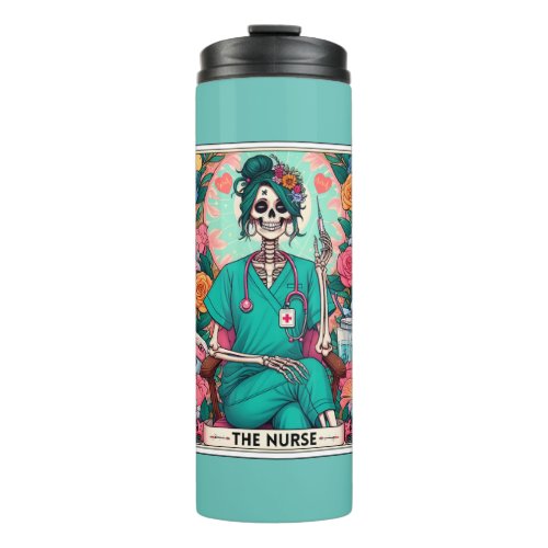 The Nurse Tarot Card Water Bottle