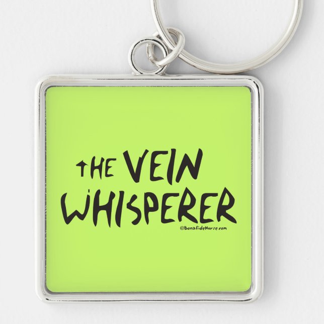 The Nurse Vein Whisperer Keychain (Front)