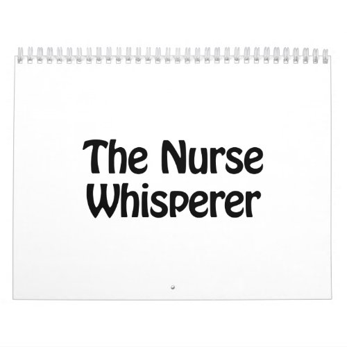 the nurse whisperer calendar