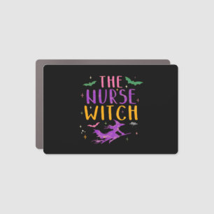 The Nurse Witch Halloween Classic T-Shirt Car Magnet