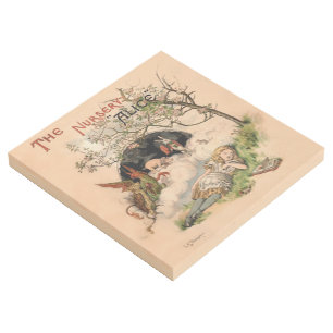 The Nursery Alice 1890 Vintage Wonderland Cover Gallery Wrap