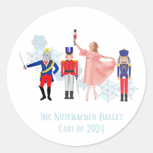 The Nutcracker 2024 Cast Classic Round Sticker