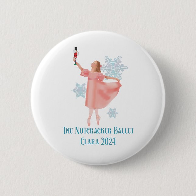 The Nutcracker 2024 - Clara Button (Front)
