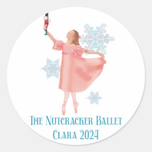 The Nutcracker 2024 - Clara Classic Round Sticker
