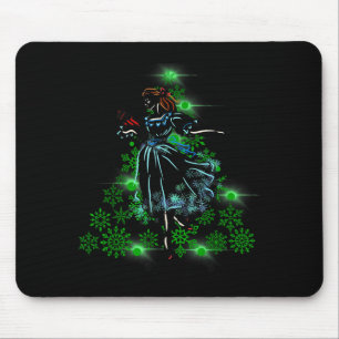 The Nutcracker Ballet And Clara Marie Christmas Tr Mouse Pad