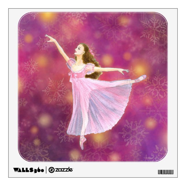 The Nutcracker Ballet Art Wall Decal - Clara (Front)