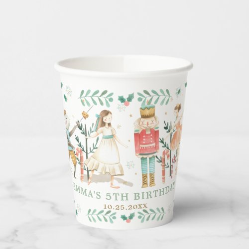 The Nutcracker Ballet Christmas Birthday Party Paper Cups