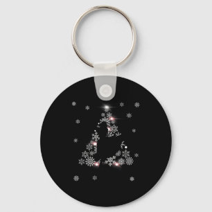 The Nutcracker Ballet Clara Tree Christmas Holiday Keychain