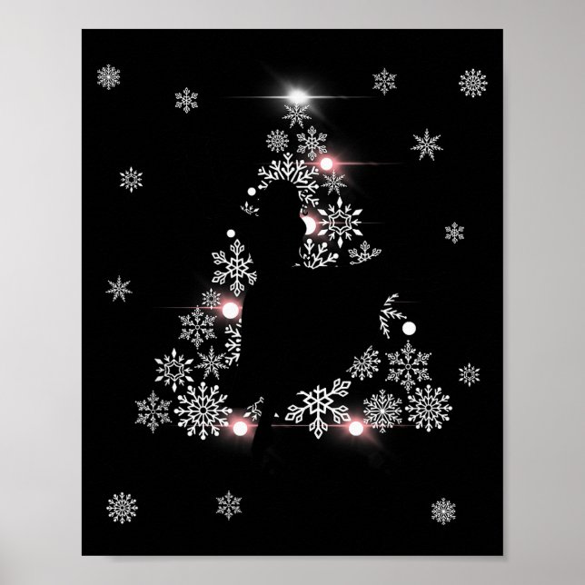 The Nutcracker Ballet Clara Tree Christmas Holiday Poster (Front)