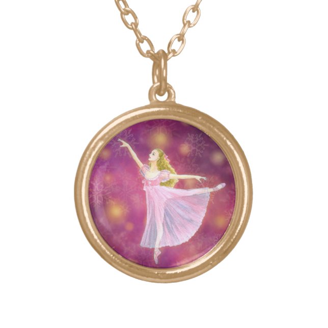 The Nutcracker Ballet Necklace - Clara (Front)