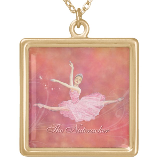 The Nutcracker Ballet Pendant Necklace (Front)