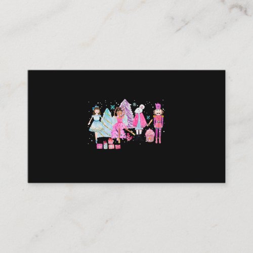 The Nutcracker Ballet Pink Christmas Plum Fairy Vi Business Card