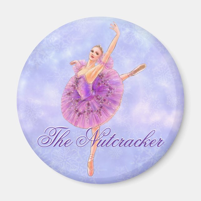 The Nutcracker Ballet Sugar Plum Fairy Magnet (Front)