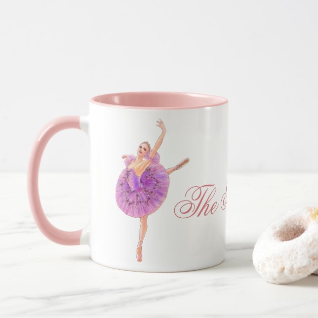 The Nutcracker Ballet Sugar Plum Fairy Mug (With Donut)