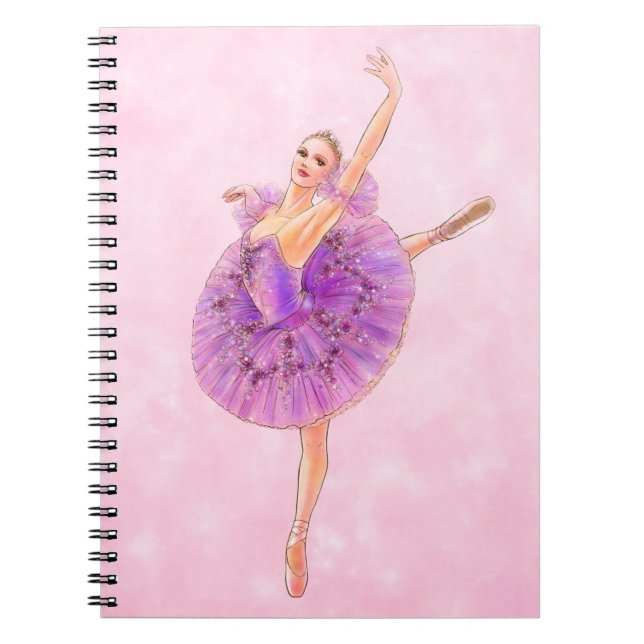 The Nutcracker Ballet Sugar Plum Fairy Notebook (Front)