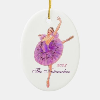 The Nutcracker Ballet Sugar Plum Fairy Ornament by MiyabiLine at Zazzle