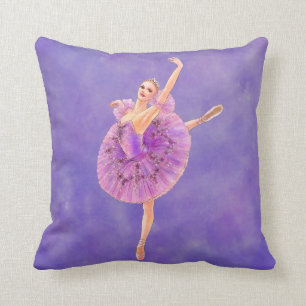 The Nutcracker Ballet Sugarplum Fairy Throw Pillow
