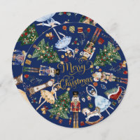 The Nutcracker Ballet Vintage Merry Christmas 