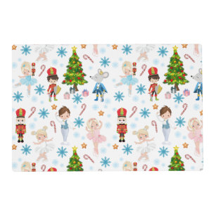 The Nutcracker Characters Clara Winter Christmas Placemat