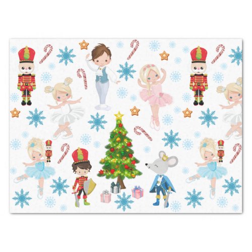 The Nutcracker Characters Clara Winter Christmas Tissue Paper