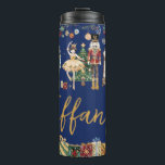 The Nutcracker Christmas Ballet Vintage Watercolor Thermal Tumbler<br><div class="desc">(c) Somerset Fine Paperie</div>