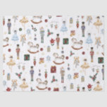 The Nutcracker Christmas Ballet Vintage Watercolor Tissue Paper<br><div class="desc">Festive the Nutcracker themed wrapping paper.</div>