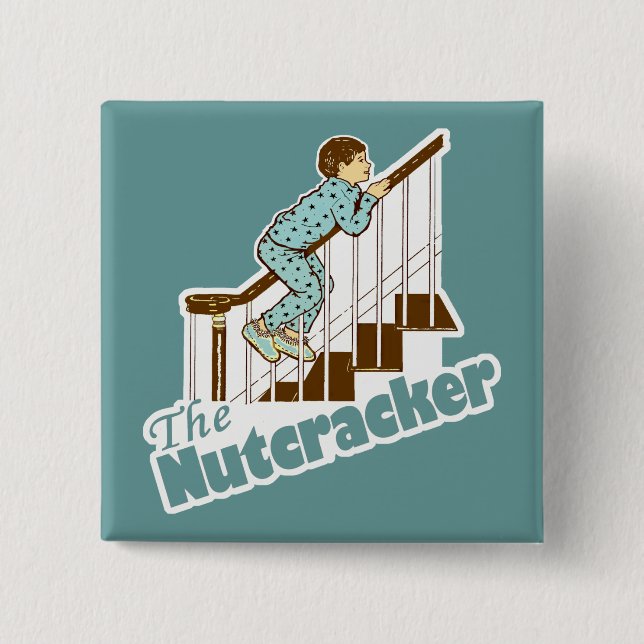 The Nutcracker Christmas Button (Front)